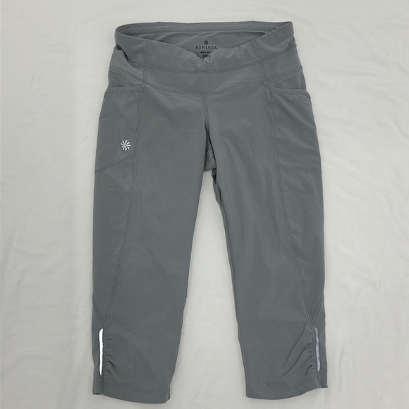 Athleta Dobby Be Free Knicker Capri Cropped Leggings  Womens Size XXS - Picture 1 of 5